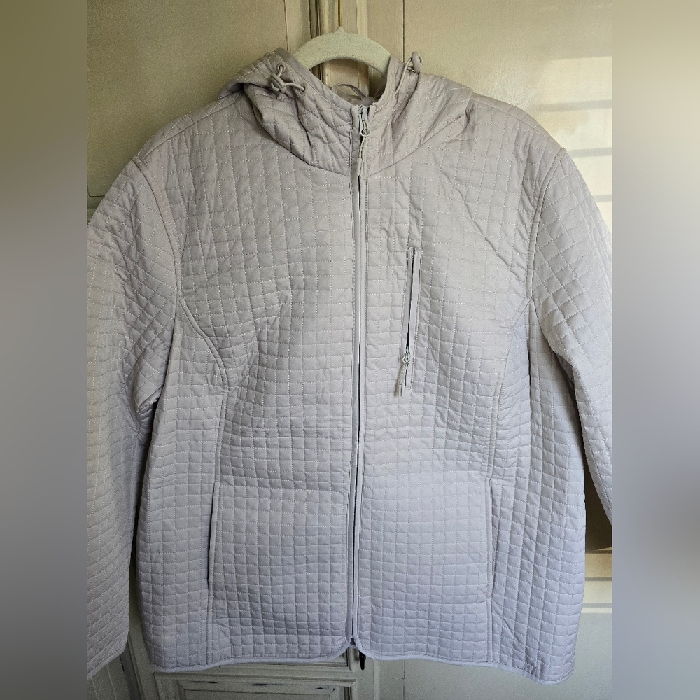 NWOT LANDS END Quilted Hooded Jacket XXL
